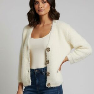 hd303-cardigan-bottoni-gioiello-bianco1-1 WEICHE STRICKJACKE MIT JUWELENKNÖPFEN |