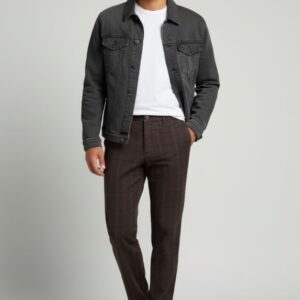 HU207-Chino-Check Hose CHINOS PRÜFEN |