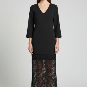 116 KLEID MIT SPITZENROCK |