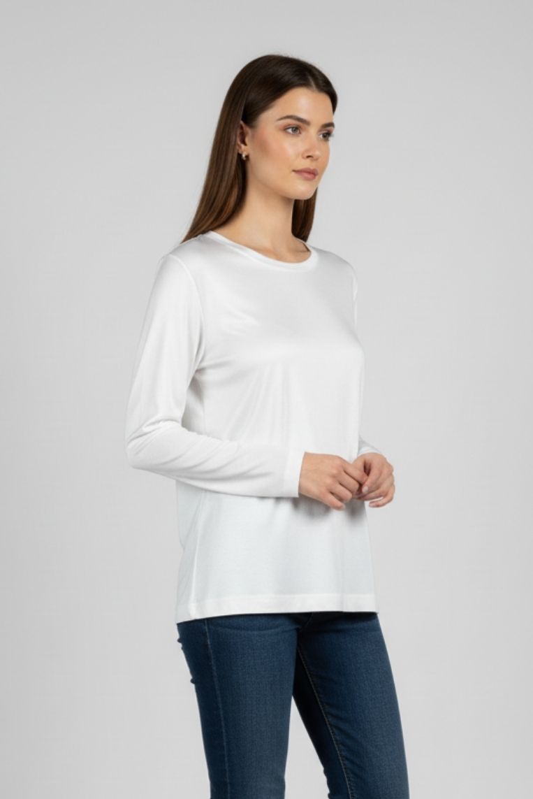hd330-bianco1-1 SATIN VISCOSE T-SHIRT |