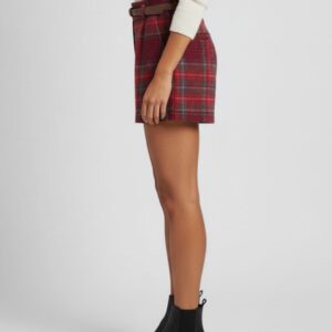 SHORTS CHECK CON CINTURA |