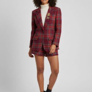 SHORTS CHECK CON CINTURA |