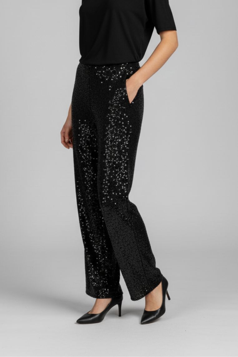 PANTALONI PALAZZO PAILLETTES |