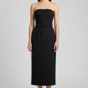 hd364-nero ABITO TUBINO FASCIA |