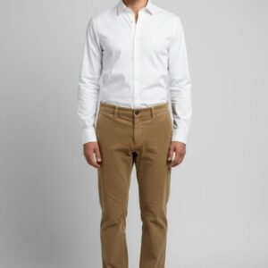 hu226-beige PANTALONI IN VELLUTO A COSTINE |