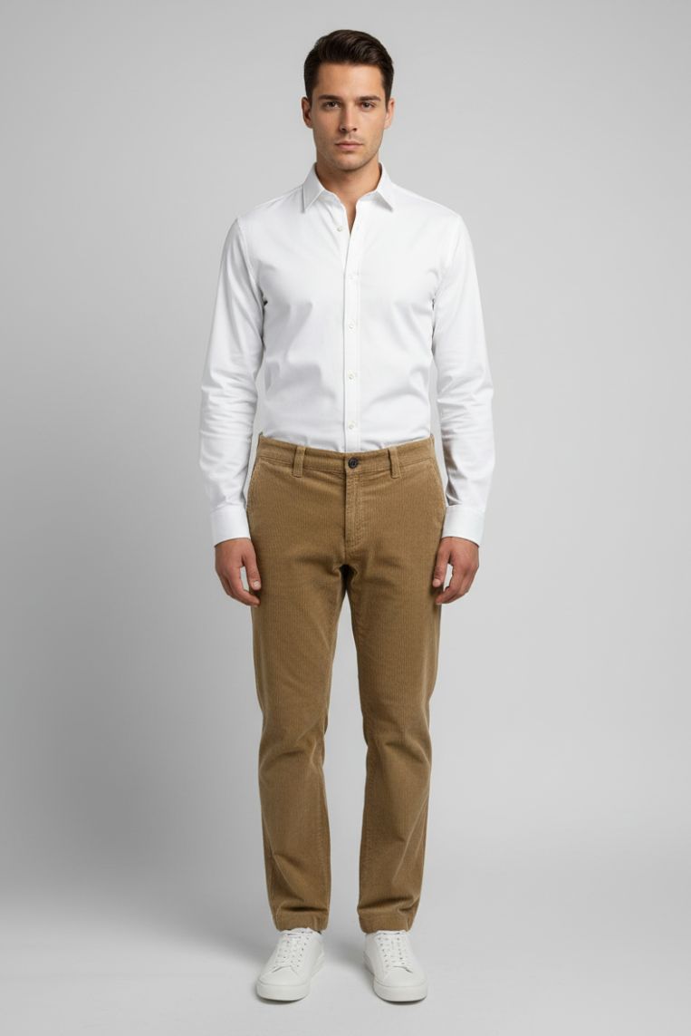 PANTALONI IN VELLUTO A COSTINE