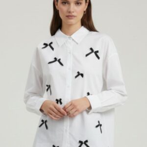 CAMICIA OVER CON FIOCCHI |