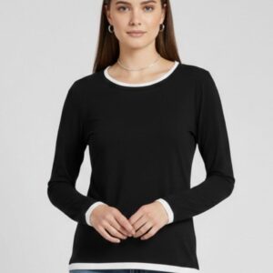 T-SHIRT PROFILI A CONTRASTO |