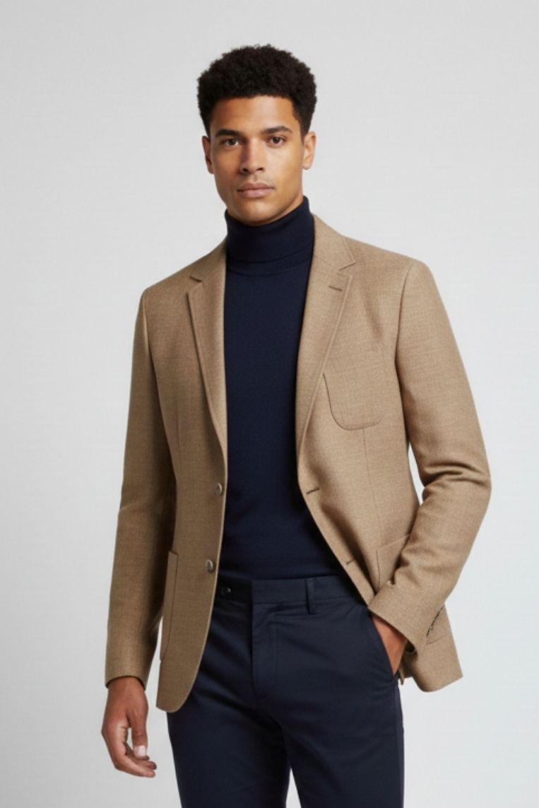 iu044-beige GIACCA COTONE MISTO LINO |