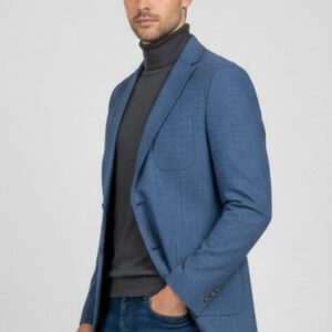 iu044-blu2 GIACCA COTONE MISTO LINO |
