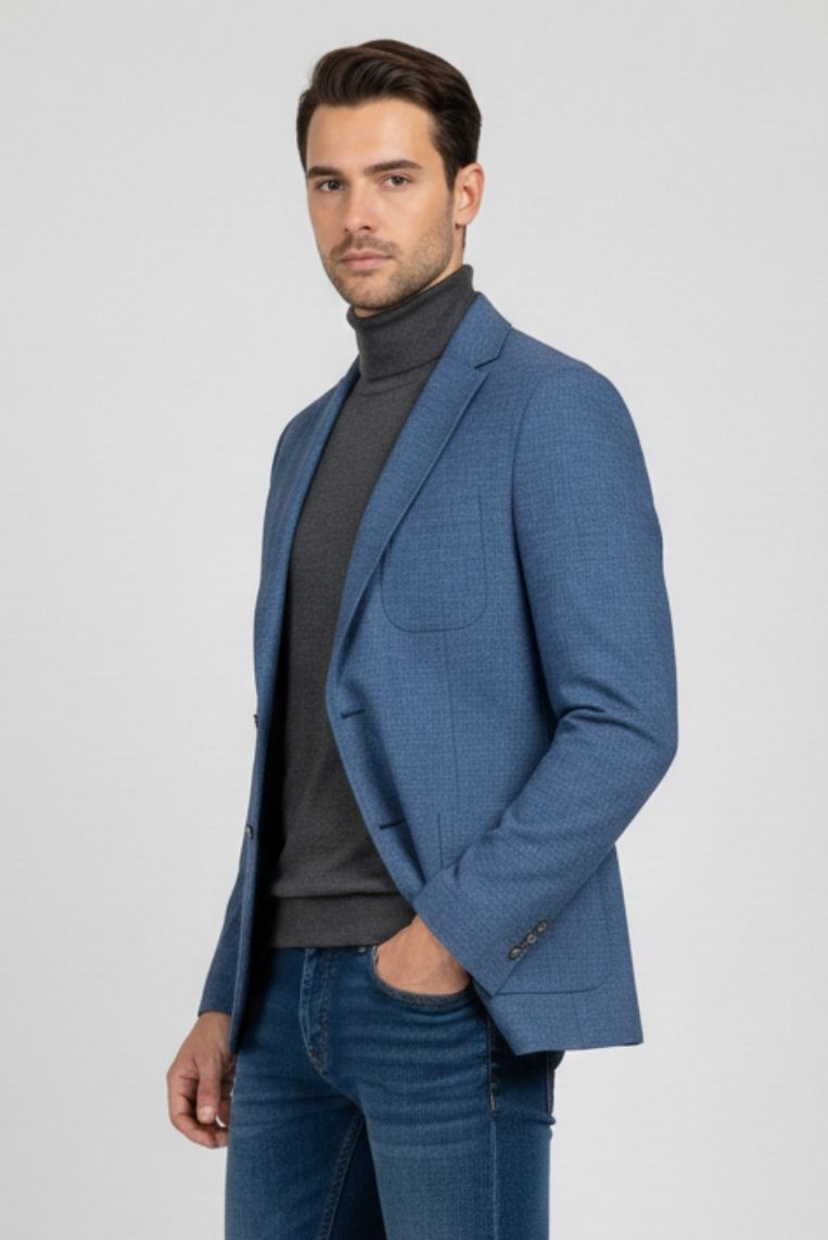 iu044-blu2 GIACCA COTONE MISTO LINO |