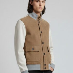 iu053-beige1 GIUBBINO SCAMOSCIATO |