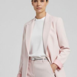 ID176-ROSA-1 GIACCA OVERSIZE TESSUTO FLUIDO |