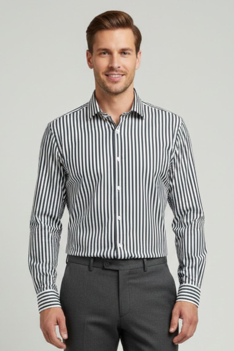 IU108 CAMICIA A RIGHE |
