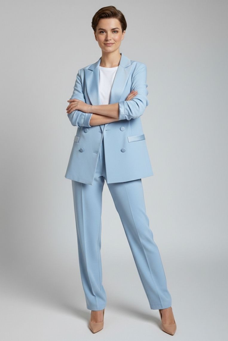 id175-azzurro2-1 PANTALONI PALAZZO DETTAGLIO RASO |