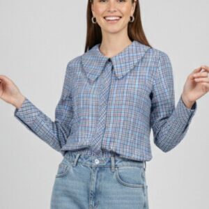 id213-2-1 CAMICIA CON TRAMA CHECK |