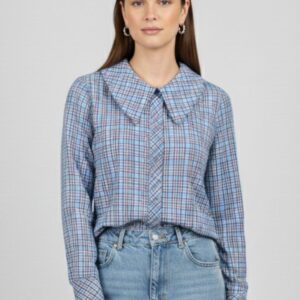 id213-3 CAMICIA CON TRAMA CHECK |