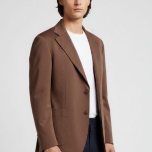 iu054-choco1 GIACCA PUNTO MILANO IN COTONE |