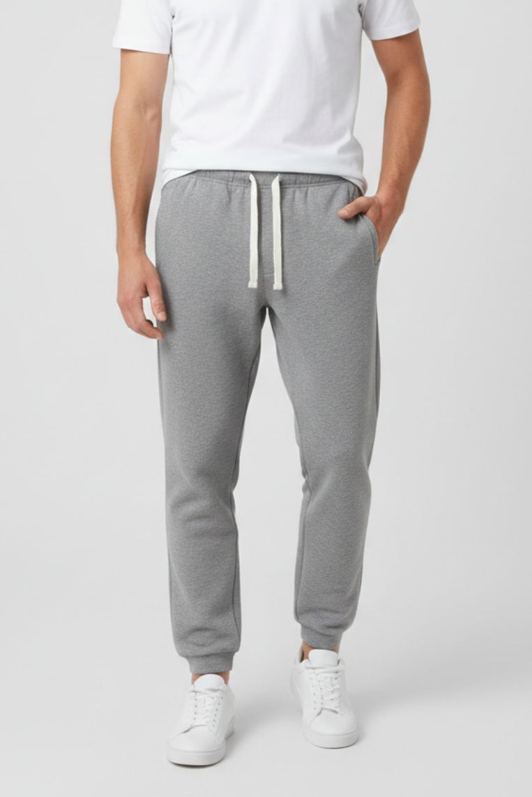 PANTALONI IN FELPA CON POLSINO |