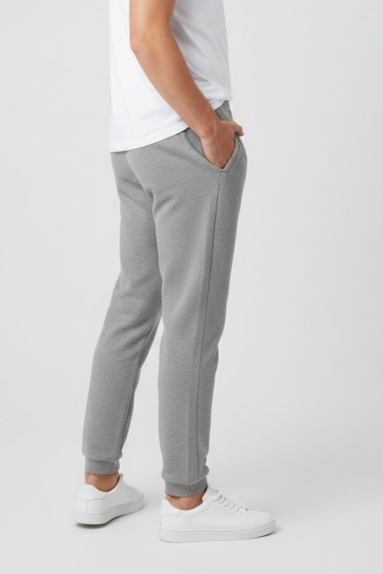 PANTALONI IN FELPA CON POLSINO |