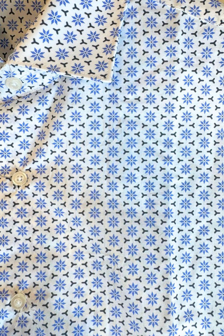 CAMICIA POP STRETCH MICRO STAMPA |
