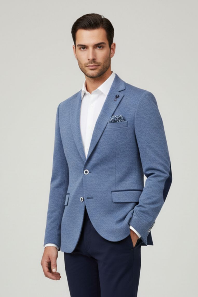 GIACCA PIQUET CON TOPPE |