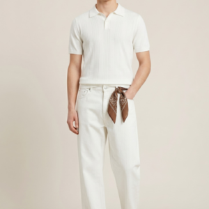 DENIM STRAIGHT FIT BIANCO |