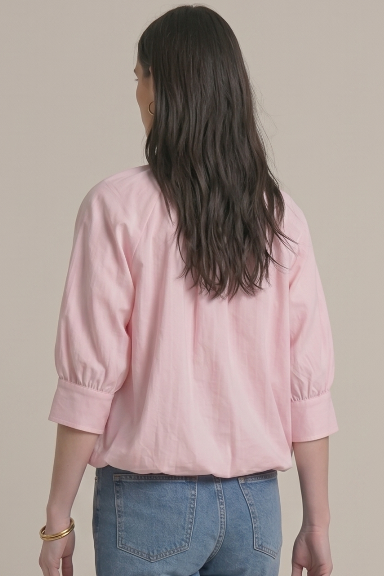 id403 rosa (3).png CAMICIA IN POPELINE A PALLONCINO |