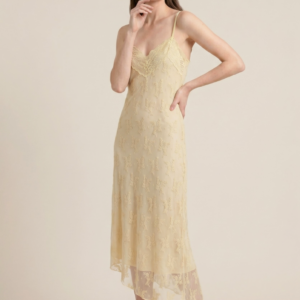id284 giallo.png ABITO SPALLA STRETTA PIZZO |
