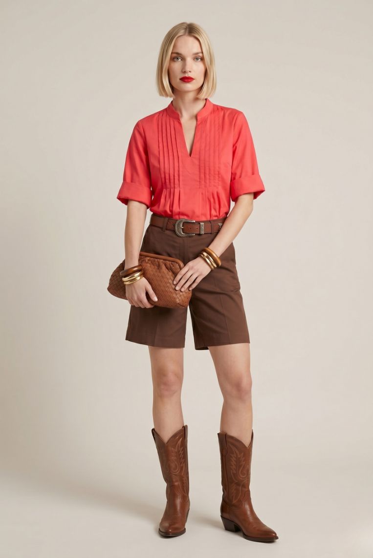 id298 marrone (2).jpg BERMUDA FLUIDO VISCOSA LINO |