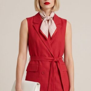 GILET STRUTTURATO LINO |