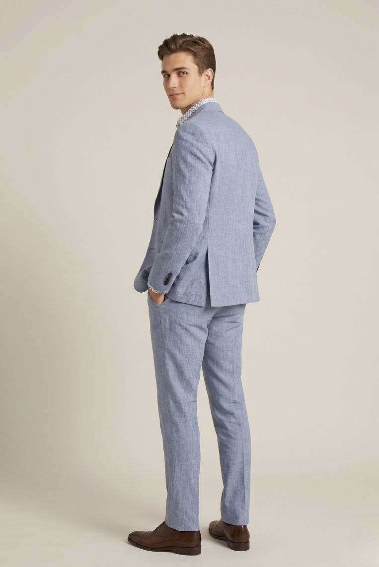 PANTALONE MISTO LINO FIAMMATO |