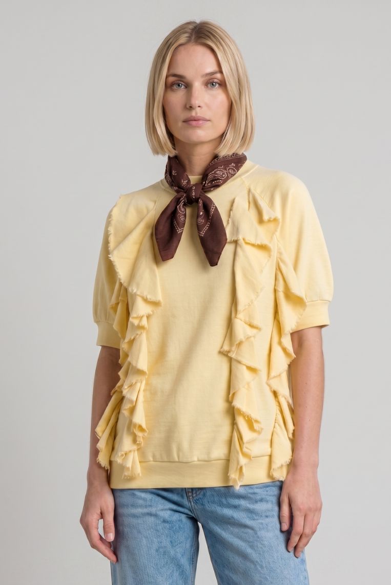 T-SHIRT VOLAN FRONTALI |