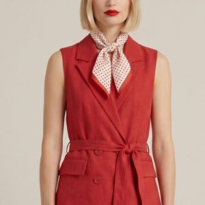 GILET STRUTTURATO LINO |